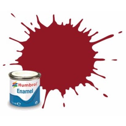HMB - HUMBROL AQ0229 - Crimson - Enamel, 50mL, Gloss, Shade 20