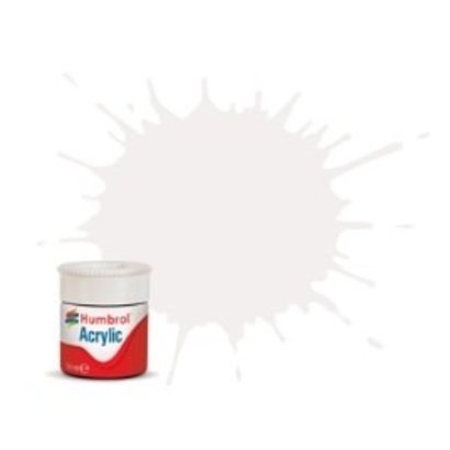 HMB - HUMBROL AB0022 - White - Acrylic, 14mL, Gloss, Shade 022