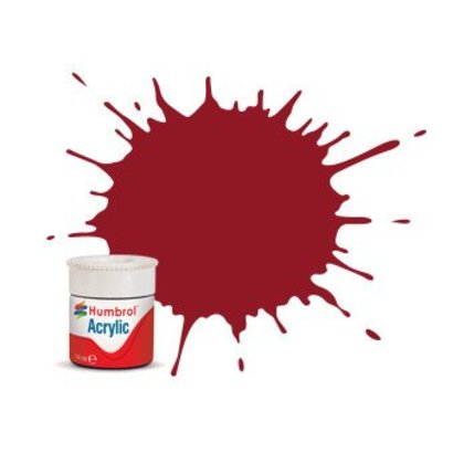 HMB - HUMBROL AB0020 - Crimson - Acrylic, 14mL, Gloss, Shade 020