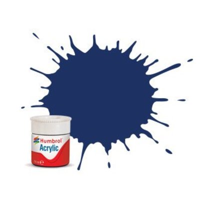HMB - HUMBROL AB0015 - Midnight Blue - Acrylic, 12mL, Gloss, Shade 015