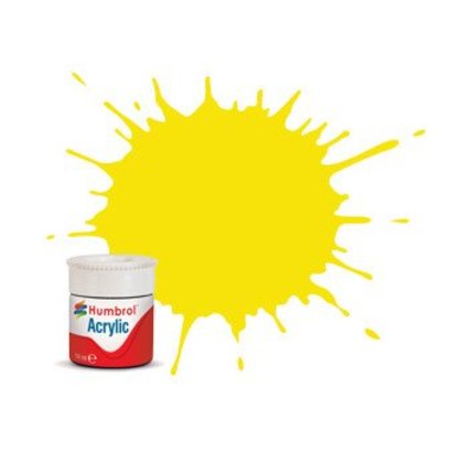 HMB - HUMBROL AB0099 - Lemon - Acrylic, 14mL, Matt, Shade 099