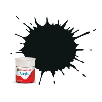 HMB - HUMBROL AB0091 - Black Green - Acrylic, 12mL, Matt, Shade 091