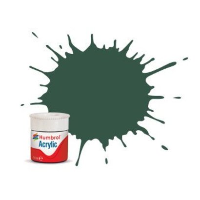 HMB - HUMBROL AB0116 - US Dark Green - Acrylic, 14mL, Matt, Shade 116