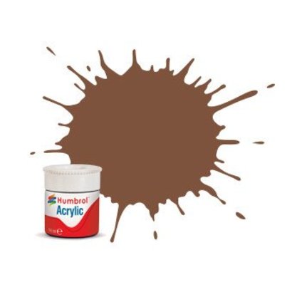 HMB - HUMBROL AB0186 - Brown - Acrylic, 14mL, Matt, Shade 186