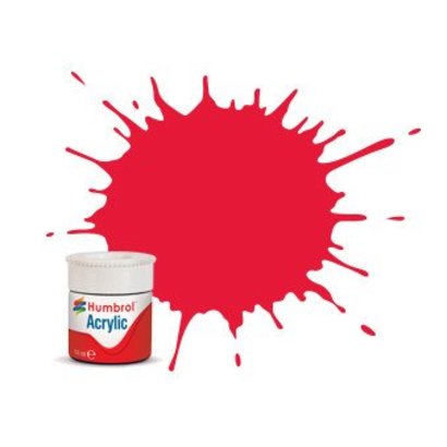 HMB - HUMBROL AB0238 - Arrow Red - Acrylic, 14mL, Gloss, Shade 238