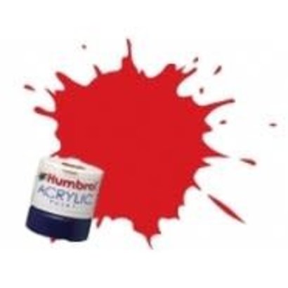 HMB - HUMBROL AB2421 - Virgin Red - Acrylic, 14mL, Rail Colors, RC421
