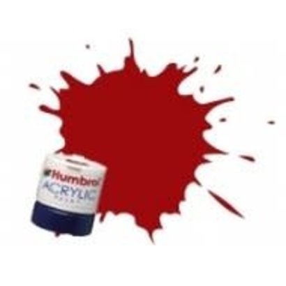 HMB - HUMBROL AB2418 - EWS Red - Acrylic, 14mL, Rail Colors, RC418