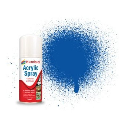 HMB - HUMBROL AD6014 - French Blue, 150ml - Acrylic Spray, Gloss, Shade 014