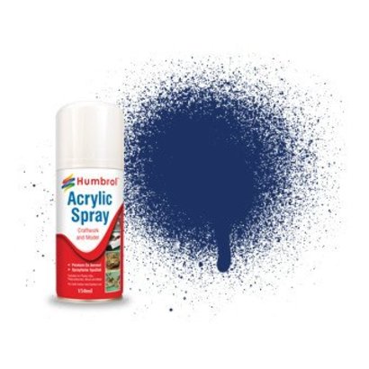 HMB - HUMBROL AD6015 - Midnight Blue, 150ml - Acrylic Spray, Gloss, Shade 015