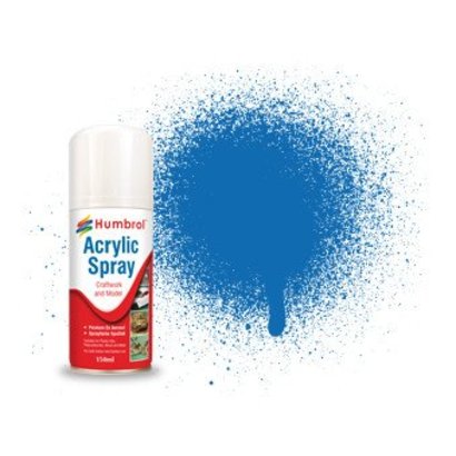HMB - HUMBROL AD6052 - Baltic Blue, 150ml - Acrylic Spray, Metallic, Shade 052