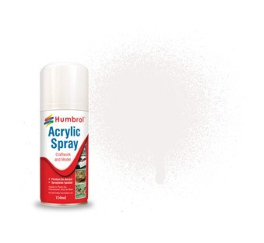 AD6034 - White Primer - Acrylic Spray, Matt, Shade 034