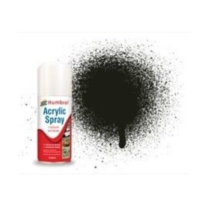 HMB - HUMBROL AD6163 - Dark Green, 150ml - Acrylic Spray, Satin, Shade 163