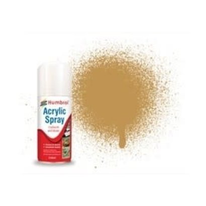 HMB - HUMBROL AD6093 - Desert Yellow, 150ml - Acrylic Spray, Matt, Shade 093