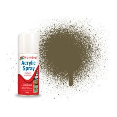 HMB - HUMBROL AD6086 - Light Olive, 150ml - Acrylic Spray, Matt, Shade 086