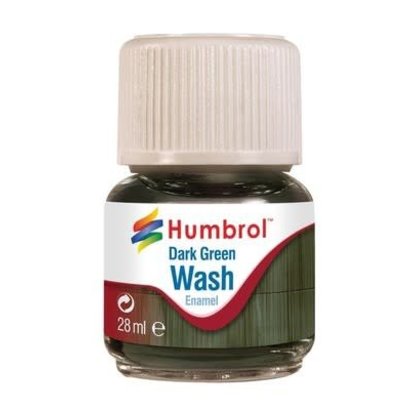 HMB - HUMBROL AV0203 - Enamel Wash Dark Green, 28 ml