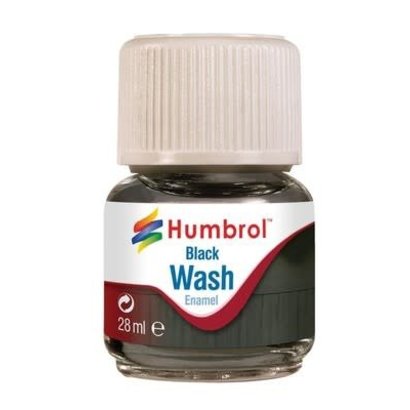 HMB - HUMBROL AV0201 - Enamel Wash Black, 28 ml