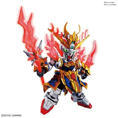 BANDAI MODEL KITS 5056754 Zhang Fei God Gundam "SD Sangoku Soketsuden", Bandai SD