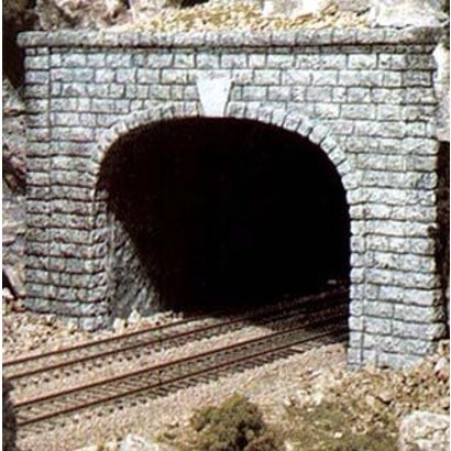 WOO - Woodland Scenics 785- C1257 HO Dbl Tunnel Portal Cut Stone