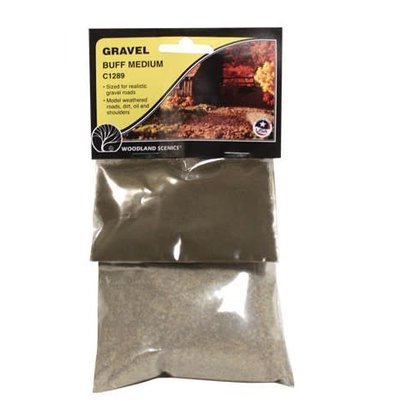 WOO - Woodland Scenics 785- C1289 Coarse Gravel Buff