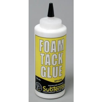 WOO - Woodland Scenics 785- ST-1444 Foam Tack Glue 12oz - SubTerrain System -- 12oz 355mL