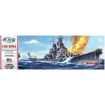AMC - ATLANTIS MODEL 369 1:535 USS IOWA BATTLESHIP (FORMERLY REVELL)