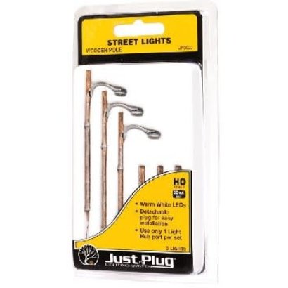 WOO - Woodland Scenics 785- JP5630 HO Street Lights, Wooden Pole (3)