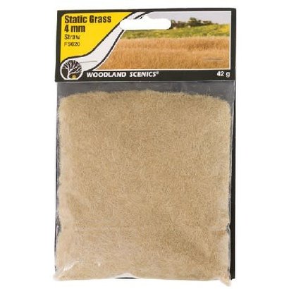 WOO - Woodland Scenics 785- FS620 Static Grass, Straw Green 4mm