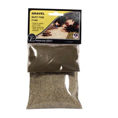 WOO - Woodland Scenics 785- C1288 Fine Gravel Buff