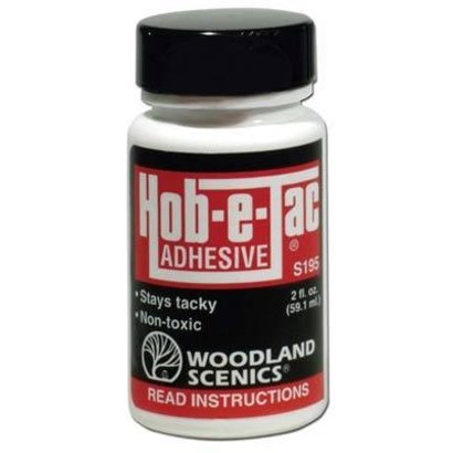 WOO - Woodland Scenics 785- S195 Hob-E-Tac Adhesive 2 oz
