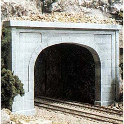 WOO - Woodland Scenics 785- C1256 HO Dbl Tunnel Portal Concrete