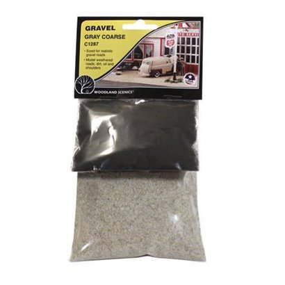 WOO - Woodland Scenics 785- C1287 Medium Gray Gravel