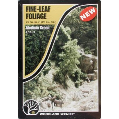 WOO - Woodland Scenics 785- F1131 Fine Leaf Foliage Med Green/75ci