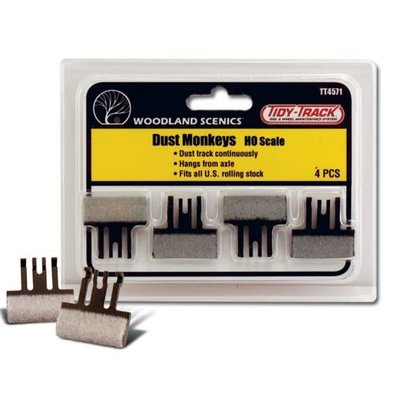WOO - Woodland Scenics 785- TT4571 Tidy Track Dust Monkeys HO