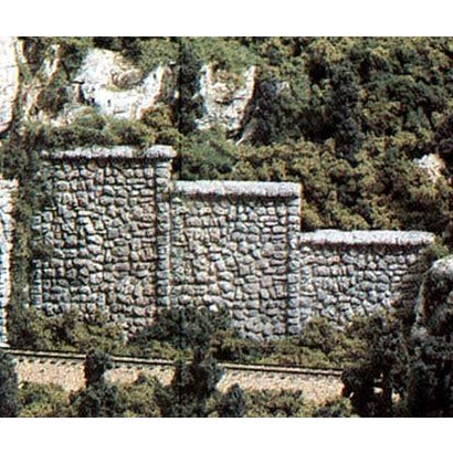 WOO - Woodland Scenics 785- C1261 HO Retaining Wall Random Stn3