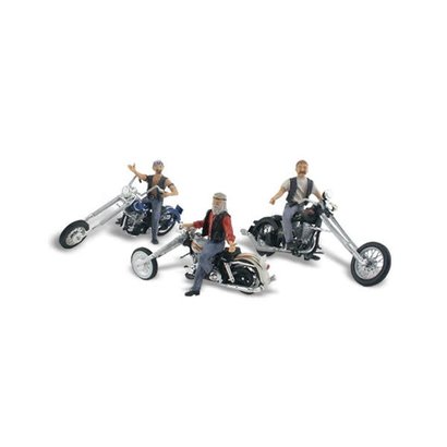 WOO - Woodland Scenics 785- N Bad Boy Bikers