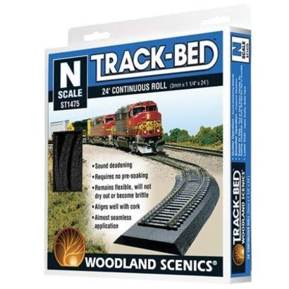 WOO - Woodland Scenics 785- ST1475 N Track-Bed Roll 24