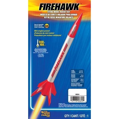 EST - Estes 0804 Firehawk Model Racket Kit E2X Easy-to-Assemble