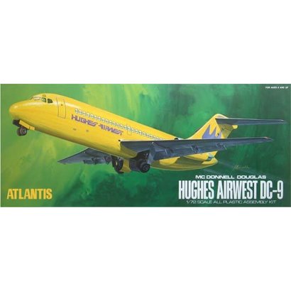 AMC - ATLANTIS MODEL 6004 Atlantis Models DC-9 Hughes Airwest Airliner