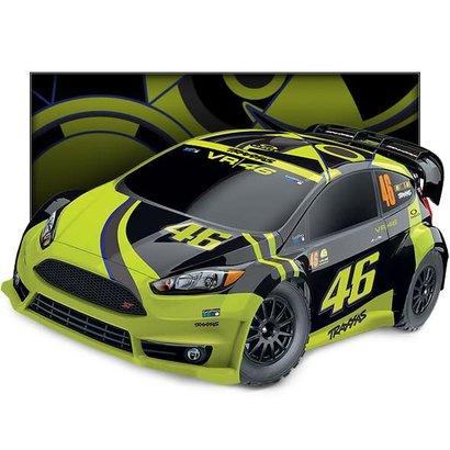 TRA - Traxxas Ford Fiesta ST Rally: 1/10 Scale Electric Rally Racer with Officially Licensed Painted Body and TQ 2.4GHz radio system