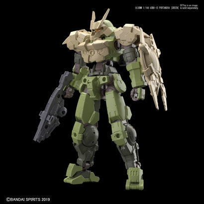 BANDAI MODEL KITS 5057811 #06 Close Quarters Combat Option Armor for Portanova Sand Yellow (Each) "30 Minute Mission", Bandai 30 MM Option Armor