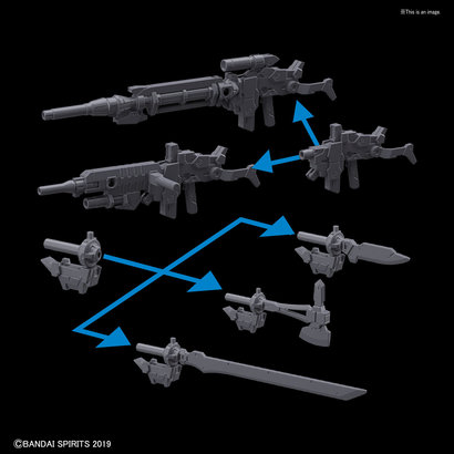 BANDAI MODEL KITS 5057785 #01 Option Weapon 1 for Alto (Each) "30 Minute Mission", Bandai 30 MM Option Weapon