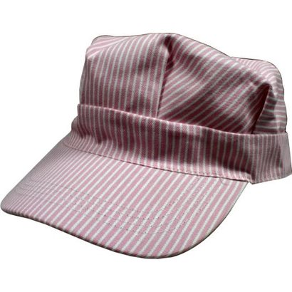DLS - DayLight Sales 00059 Hickory Pink/White Striped Hats (Engineer Cap) Child