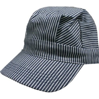 DLS - DayLight Sales 00057 Hickory Blue/White Striped Hats (Engineer Cap) Child