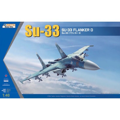 KIN - Kinetic Models 48062 Sukhoi Su-33 Sea Flanker D By: Kinetic 1/48