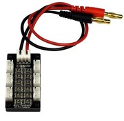 Apex RC Products 1461 Battery 6 Parallel Charging Board for Blade 130 X, MCPX BL, Parkzone, & Eflite UMX