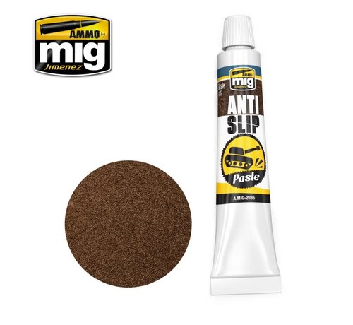 AMMO by Mig Jimenez (AMM) AMM2035 ANTI-SLIP PASTE - BROWN COLOR FOR 1/35