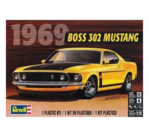 Revell USA 854313 - Ford 1969 Mustang  Boss 302  1/25
