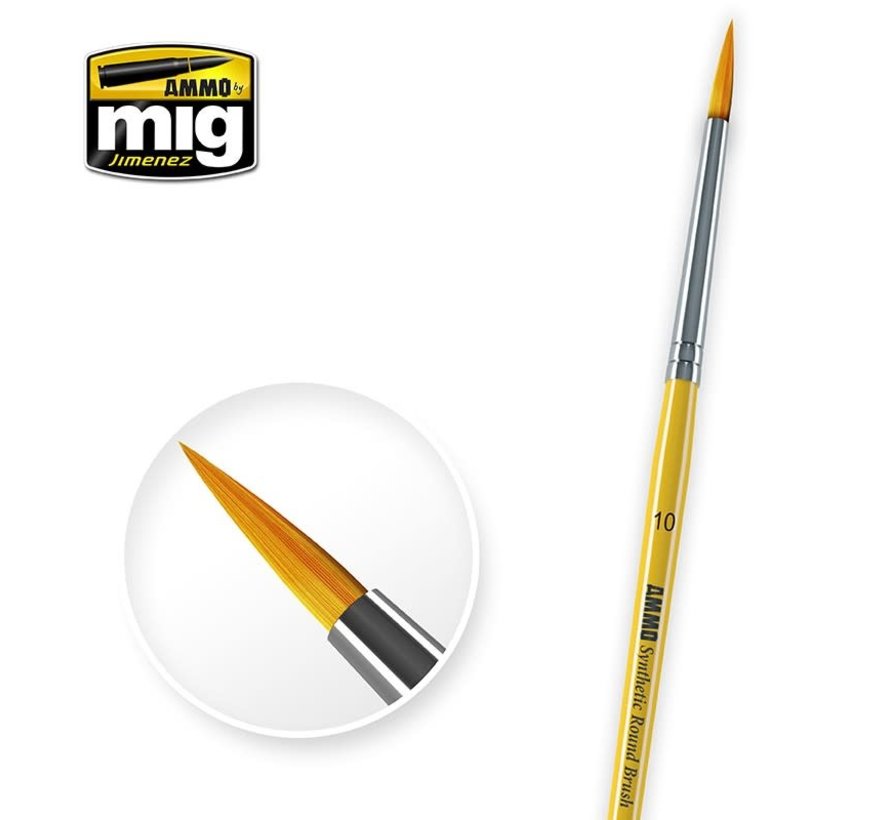AMM8617 AMMO by Mig - #10 Synthetic Round Brush