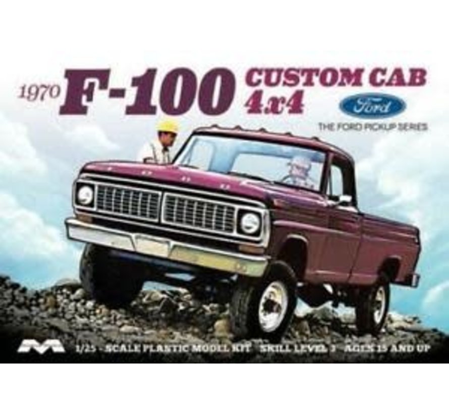 1230 Ford 1970 F-100 Custom Cab 4x4 1:25
