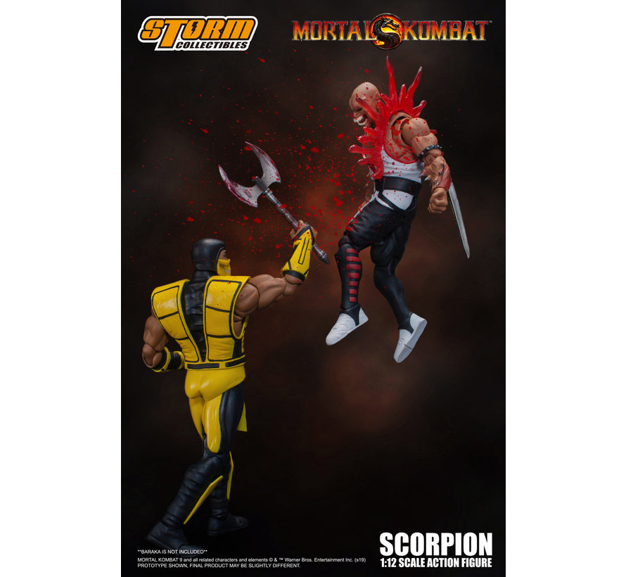 87112 Scorpion "Mortal Kombat 3", Storm Collectibles 1/12 Action Figure